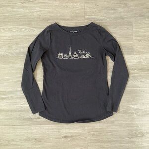 Talbots Indigo 3/4 Sleeve